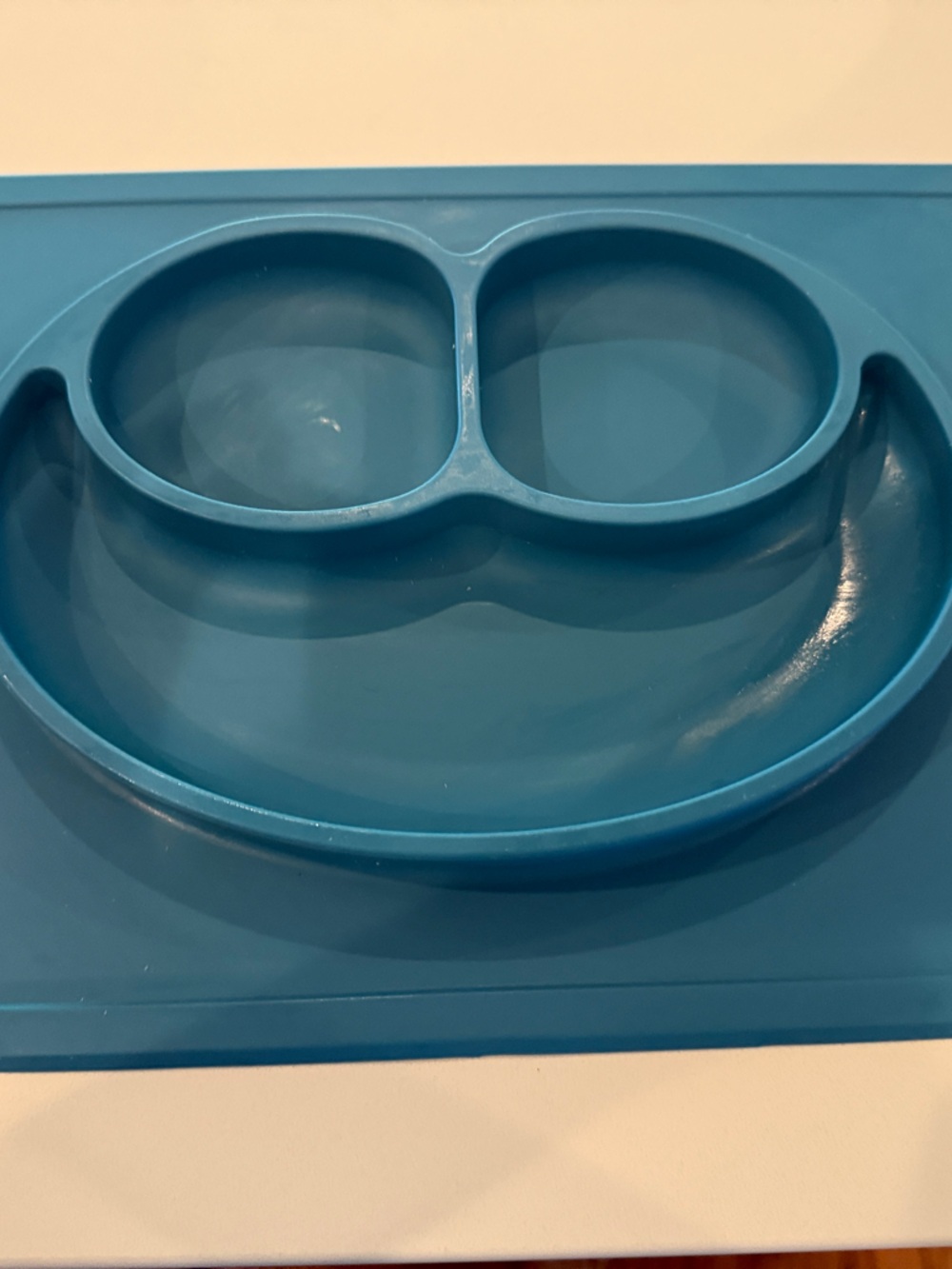 Blue Kids Silicone Suction Plate - Unbranded